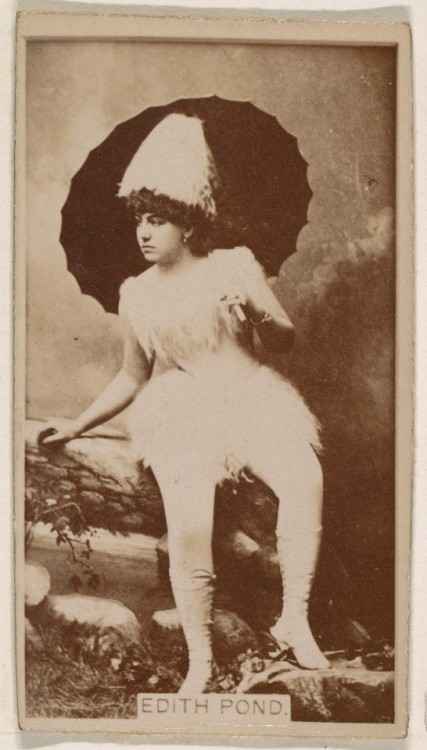 Selections from the Actresses series (N245) issued by Kinney Brothers to promote Sweet Caporal Cigar