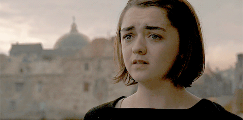 laadystoneheart: “Needle was Robb and Bran and Rickon, her mother and her father, even Sansa. Needle was Winterfell’s grey walls, and the laughter of its people. Needle was the summer snows, Old Nan’s stories, the heart tree with its red leaves