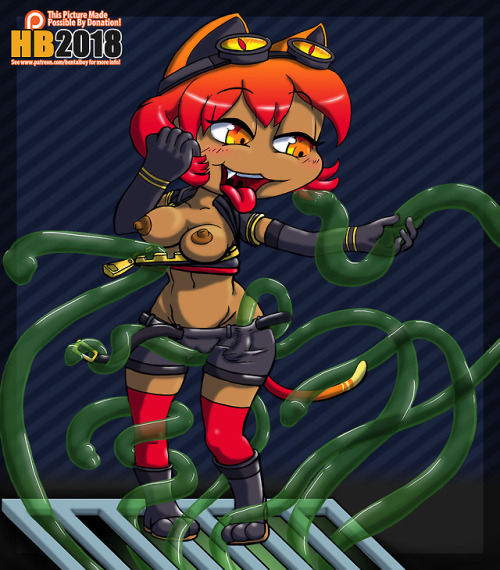 Here&rsquo;s Boopies, a Twitch mascot, getting familiar with a few friendly tentacles.  If you&rsquo