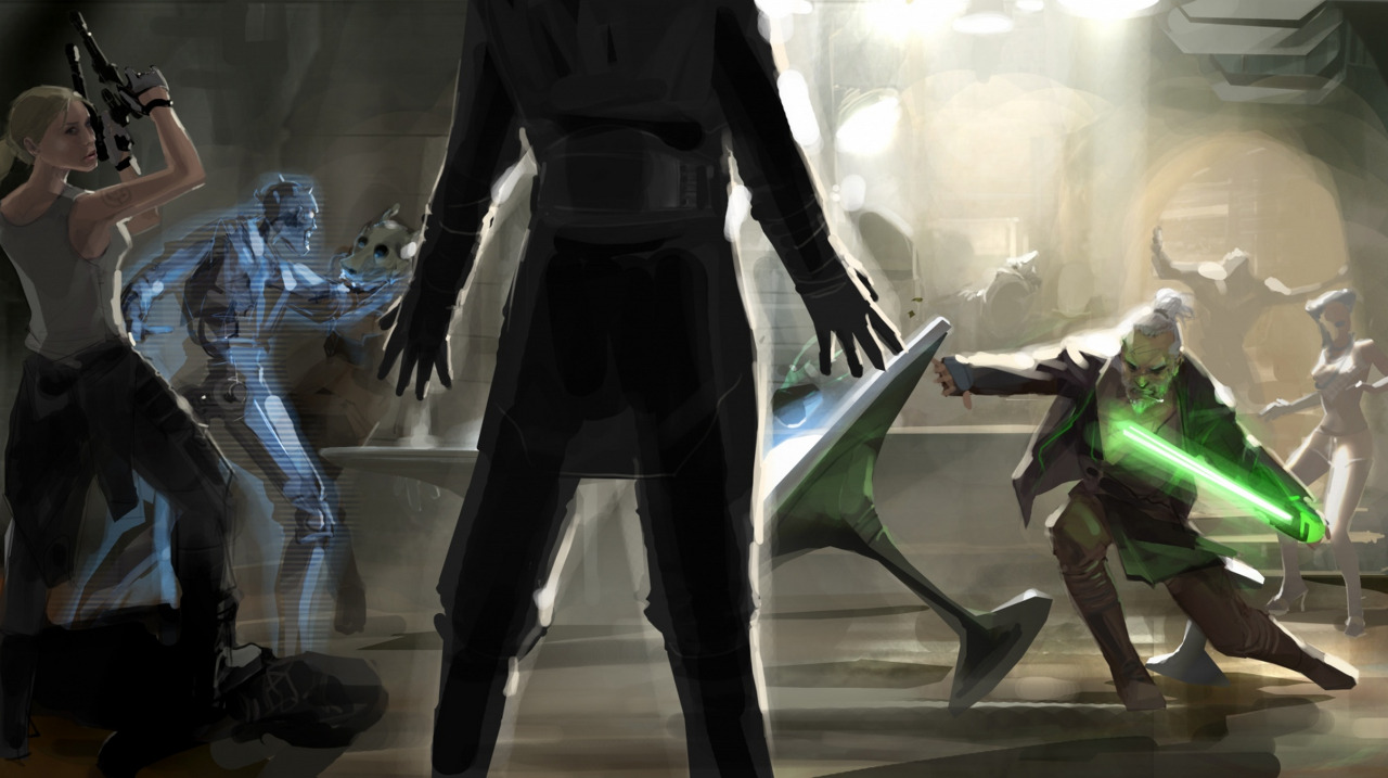 alwaysstarwars:  Stunning concept art for The Force Unleashed by Amy Beth Christenson (Part