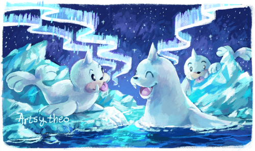 Pokécember 2021 day 7: Seel and Dewgong