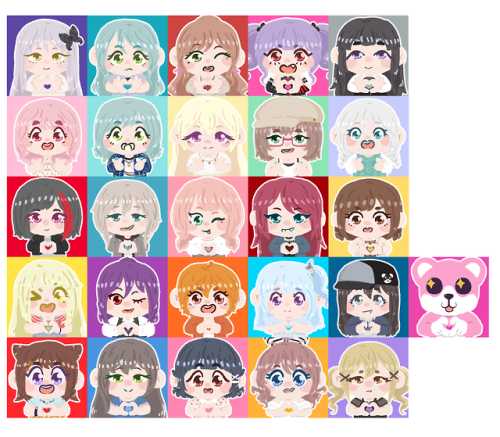 My pieces for the @bangdreamzineI’m so glad I got to draw all these girls!(singles on my blog 