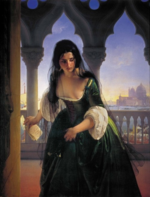 Accusa segreta (1848) by Francesco Hayez, Musei Civici del Castello Visconteo, Pavia, Italy