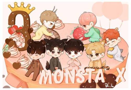 Happy third anniversary to Monsta X and Monbebe!!! I am so happy to have shared these three years wi