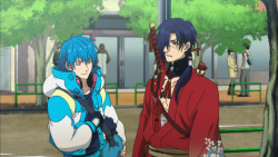 boysblush:  DMMD Episode 1: Aoba   Koujaku Meeting on the Street 