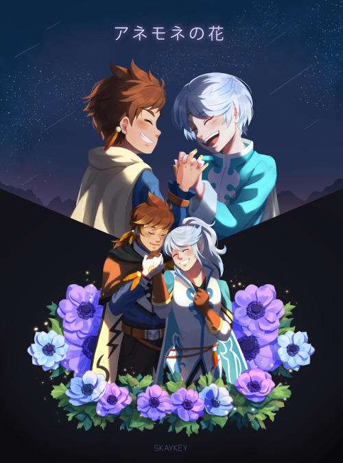 Sormik Week 2019 ❁ Day 4, August 8th::Anemone {Unfading Love ; Sincerity} I’ve always wanted to do s