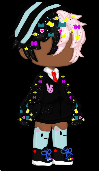Okay, I Add The Shoes And Made The Stockings. So Cute So Much Stickers OMG!! I Can Handle Myself...i