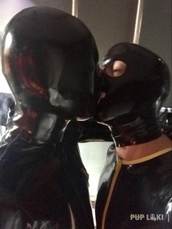 puploki:  Gimp-kiss with @emsedonyk