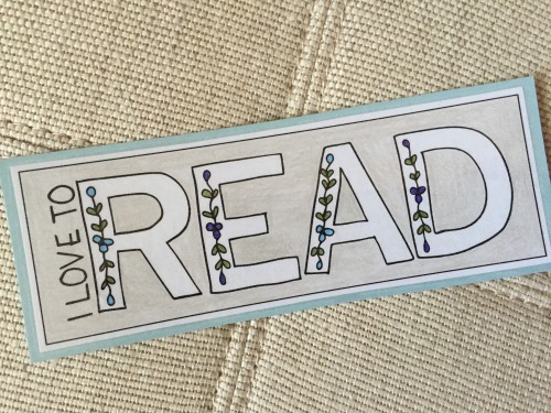 Made this lovely bookmark today thanks to Dawn Nicole Designs