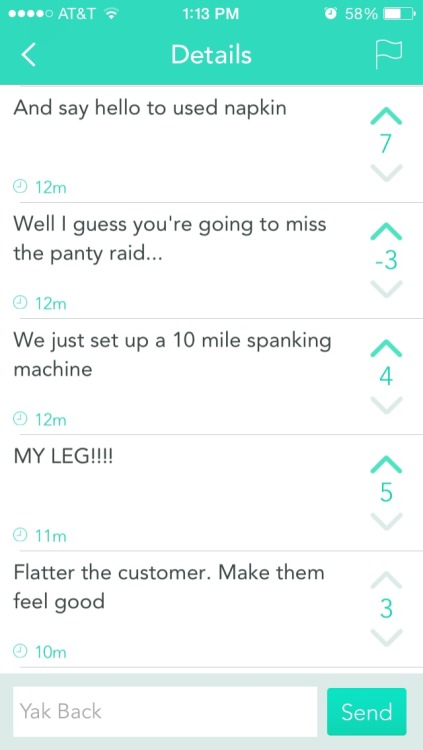 sarahsnotinteresting:BEST YAK/REPLIES MY adult photos