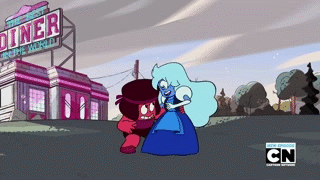 the-moonlight-witch:    Femslash February: Ruby x Sapphire (Steven Universe)    