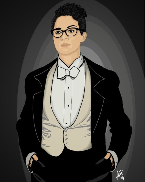 black-beauty17:Girls can rock with tuxedo too  Here’s my drawing of Cosima cheeky Niehaus