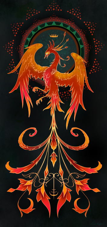 Sigil of the Firebird, commission for firebirddancing For endurance and renewalCommissions are curre