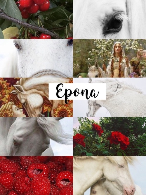 aphroditiful: GODDESS GUIDE: E P O N A Bless your animals Garden to keep the earth fertile use ruby 