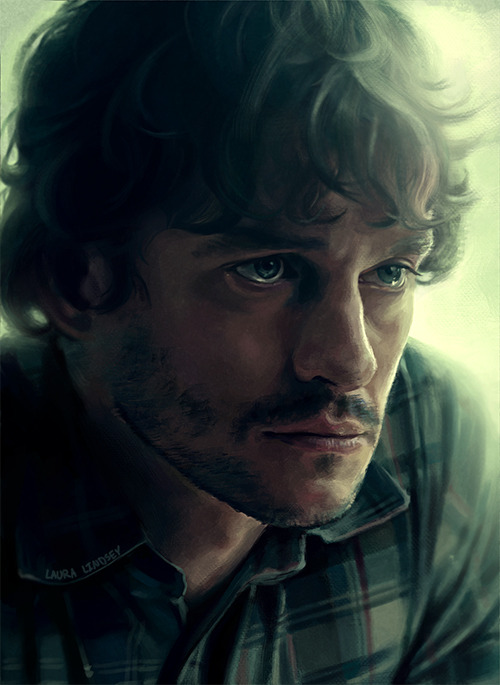hannigramthings: xiahki: I painted Will Graham again. Bonus: ,