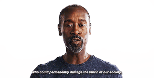 murderonthemattress:jassntodd:Don Cheadle about Donald TrumpI fist-pumped at this part.  Don Cheadle