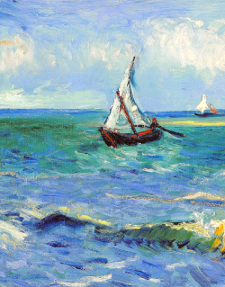 Goodreadss:    The Sea At Les Saintes-Maries-De-La-Mer, 1888, Van Gogh Museum, Amsterdam.) 