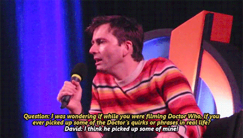 mizgnomer:The Doctor picked up some of David’s quirksMadison Con video source: [ X ]