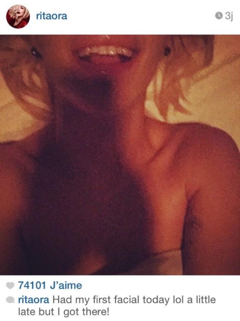 cumloadaftercumload:  Welcome to the party Rita Ora and thanks for sharing with the