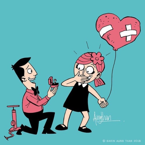 Did a custom illustration for a Zen Pencils reader who used it to propose to his girlfriend. The CS 