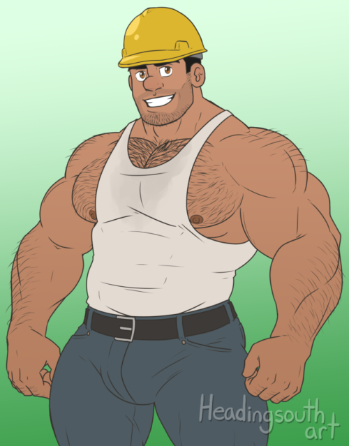 headingsouthart:  random guy in hard hat some alternates to come too to patreon this month