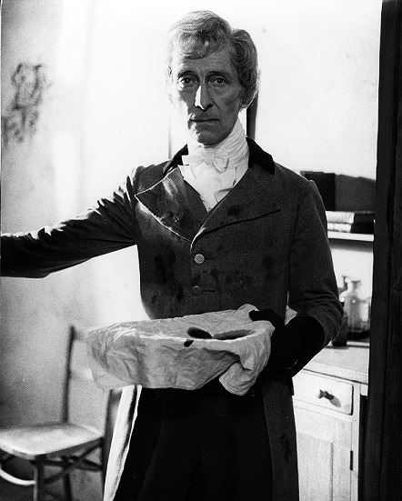 hammerfilmsfemmefatales:Peter Cushing in “Frankenstein and the Monster from Hell”, 1974