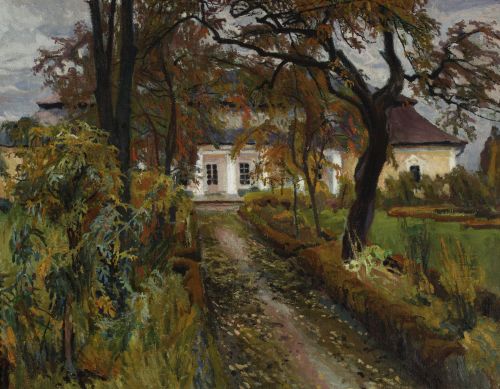 “Manor house in autumn” (1907)Stanisław Kamocki (Polish;1875-1944) oil on canvasNational Museum Wars