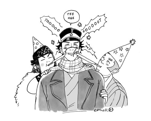 Late posting this to Tumblr, but I drew this for Sugimoto’s birthday!