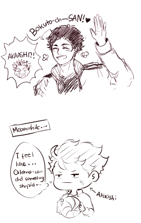 sodap6p:  if akaashi and oikawa swapped bodies 