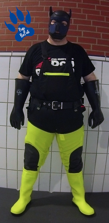 Weather Is Yucky Outside So I Decided To Play Inside And Introduce You To My New Hi-viz Waders