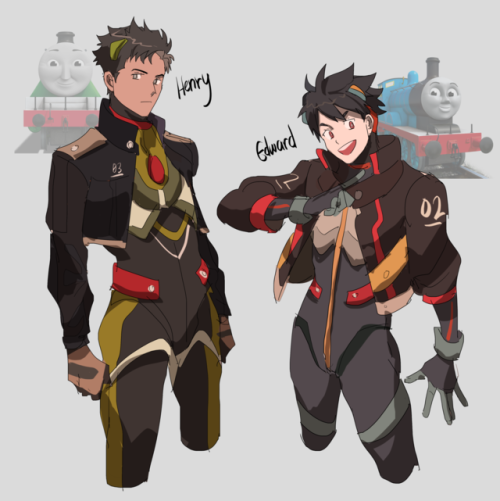 kant: revolocities: remember my thomas the tank engine mecha au i made last year well i went and red