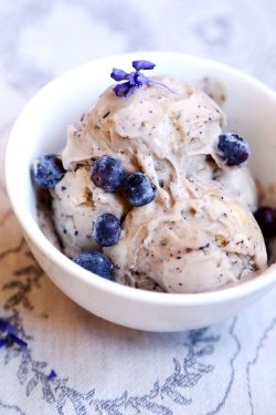 veganrecipecollection:  (via Blueberry Banana Ice Cream - Divine Healthy Food)