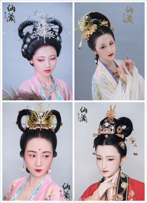 Traditional Chinese hairstyle by Niki-镜子
