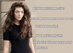 Fact: Lorde is not impressed watching virgins
