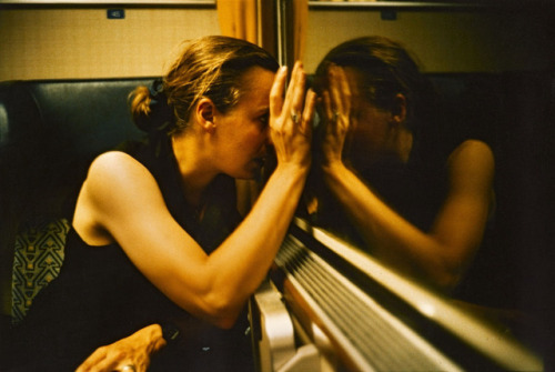 Nan Goldin - Christine on the train, Austria (1993)Cibachrome print, 40.5 x 61 cm
