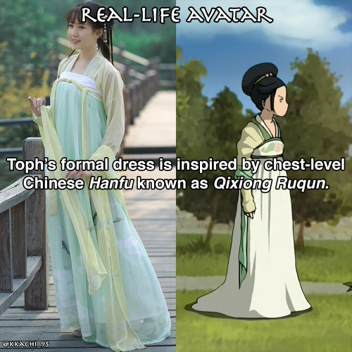 ziseviolet: kkachi95: Real-life Avatar Part 2 Just want to note that while Toph’s formal dress