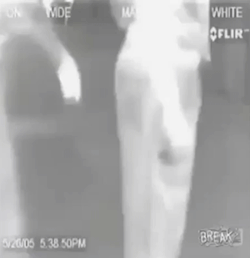 onlylolgifs:  Man gets caught farting on thermal camera