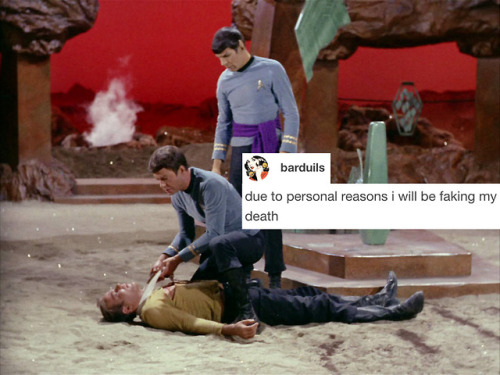 trek-tracks:Due to personal reasons, I will be ending this post