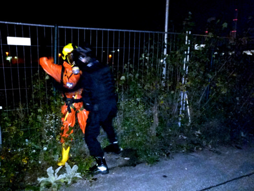 In the middle of his night shift, a SWAT officer was pretty distracted by many strange creatures, sn