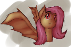 A quick sketch of Flutterbat. I guess I’m