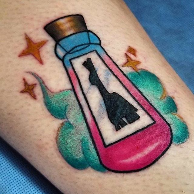 122 Cartoon Tattoos That Hark Back To Childhoods Favorites  Bored Panda