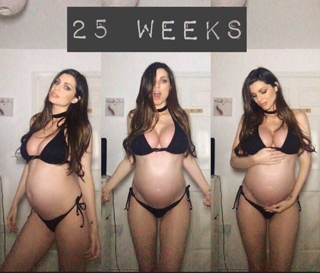 obgyn-ville:  Her beautiful growing pregnancy.     (repost images to save under new