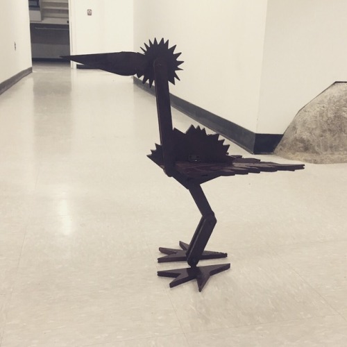 This is Rodolfo, my malacious bird puppet that I wanna use for a future stop motion thing! He likes 