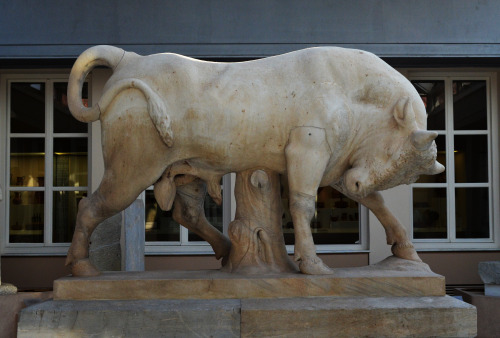 greek-museums:I had never posted the famous Kerameikos’ bull, because I was not pleased with the pho