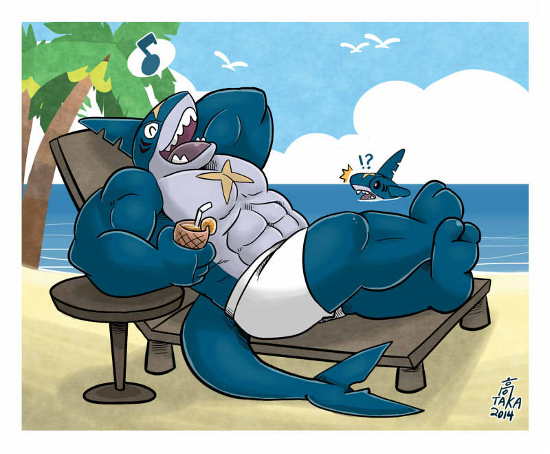 sharkpecs:  by TakaTaka
