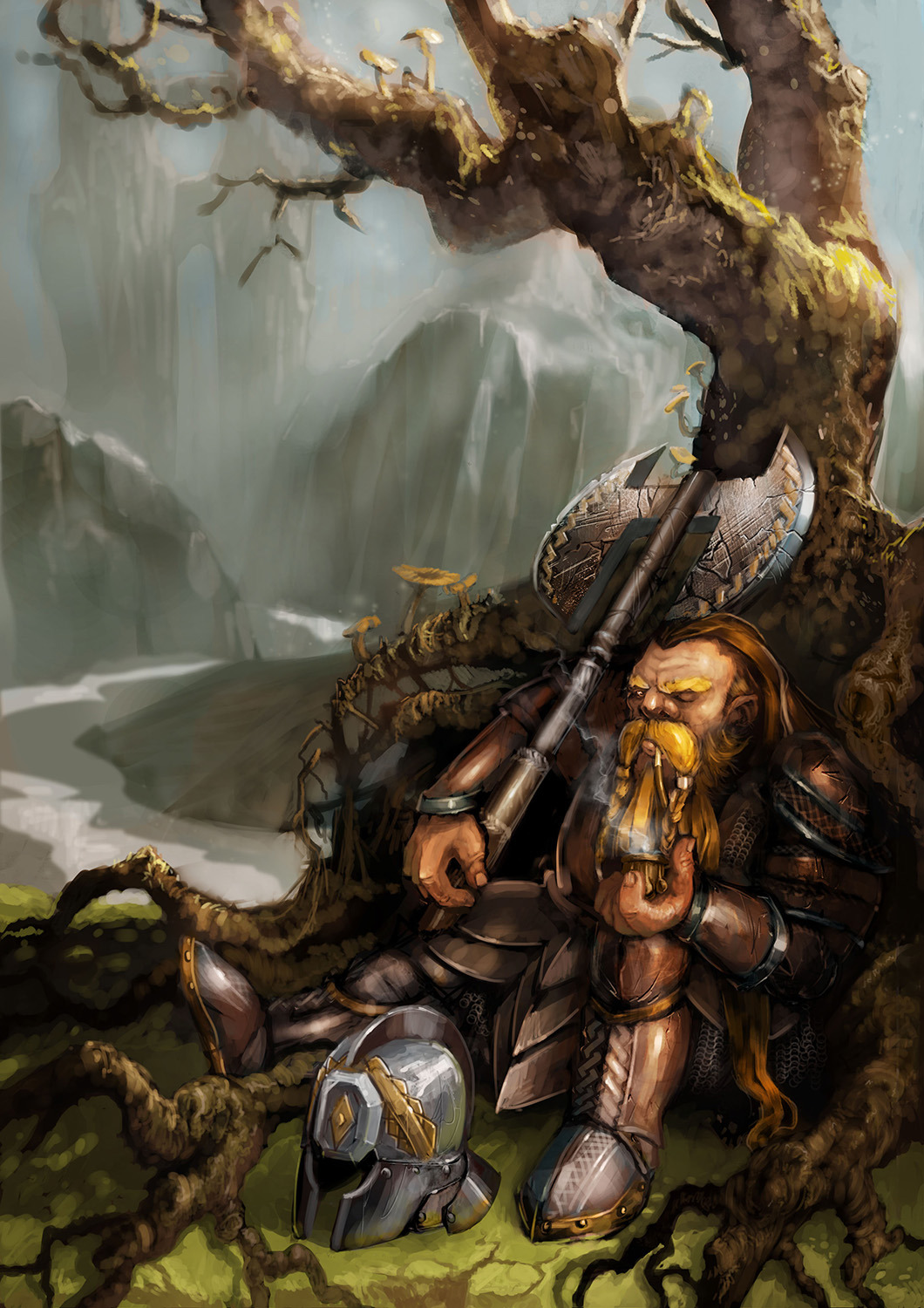 - Rest after a battle Illustration included in...