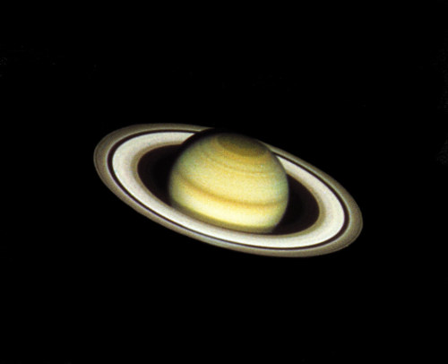 Saturn - Taken With The Hubble Space Telescope #tbt By NASAs Marshall Space Flight Center