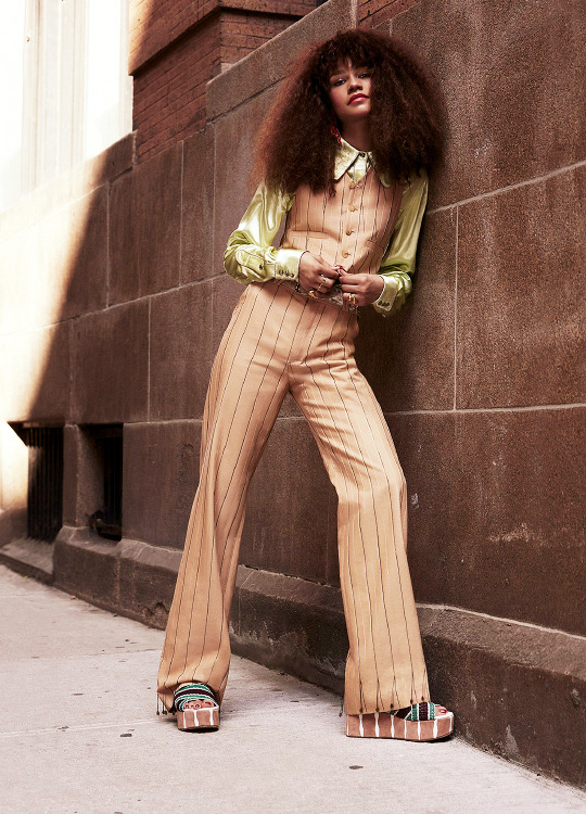 sofiaboutalla:Zendaya photographed by Anthony Maule for InStyle US, January 2018