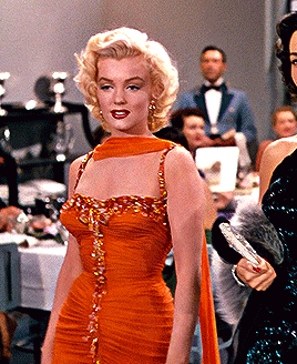 marilyn monroe orange dress