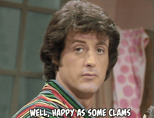 misandryad:  cracked:  gameraboy:  Happy as a clam. The Muppet Show, “Sylvester Stallone”  Why hasn’t everyone on Tumblr seen this yet  My boyfriend!!! 